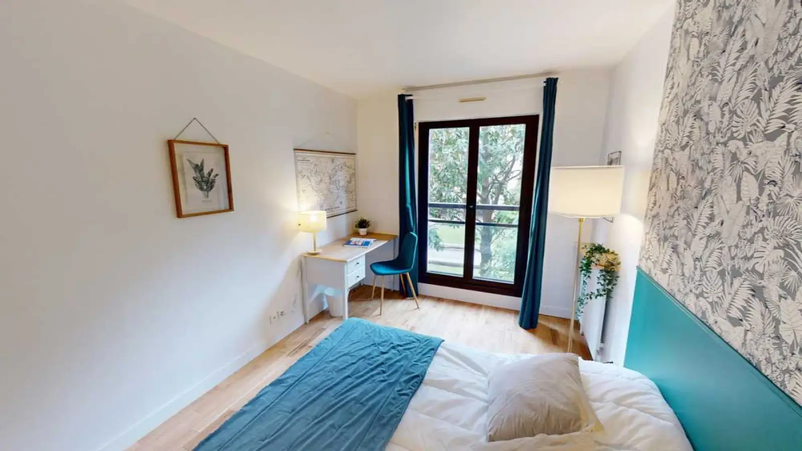 Chambre Quai Charles Pasqua à Levallois-Perret