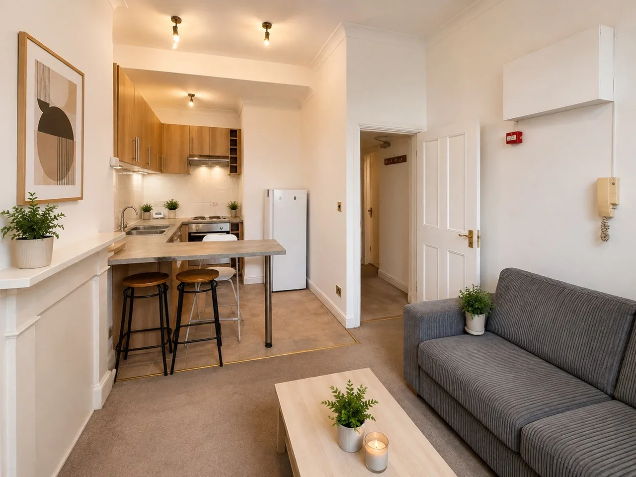 Flat Greyhound Road in Greater London