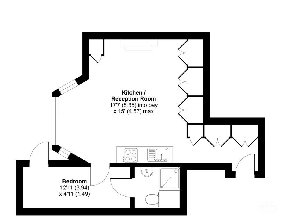Flat Manson Place in Greater London