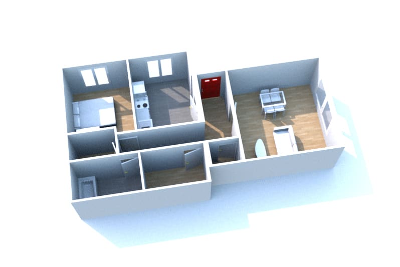 Flat Sente des Forrières in Franqueville-Saint-Pierre