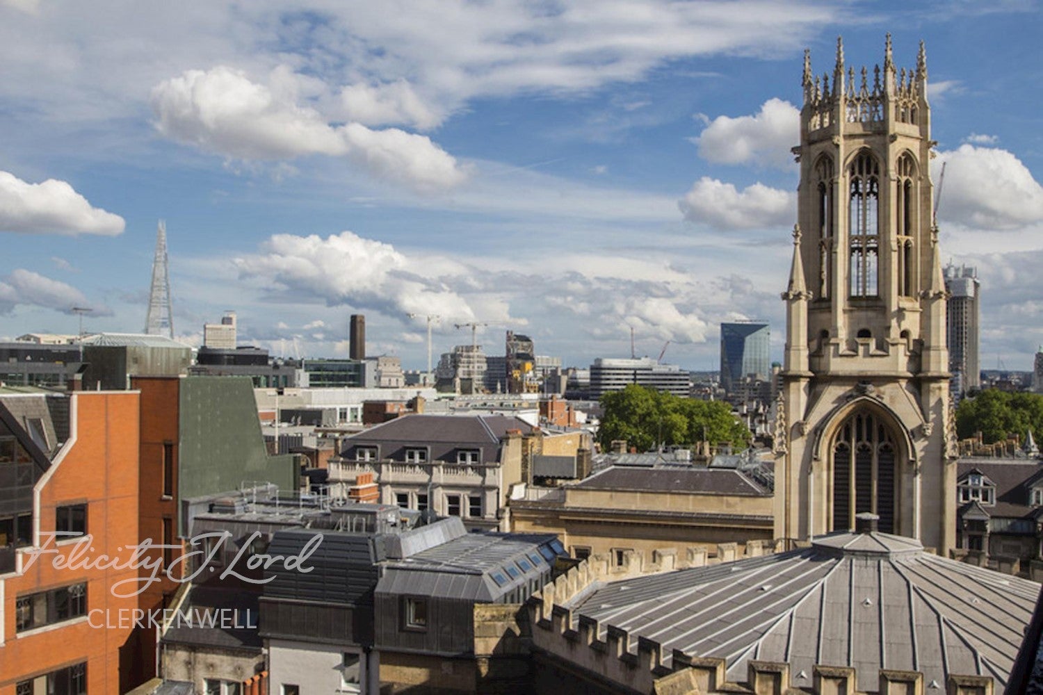Flat Fetter Lane in City of London