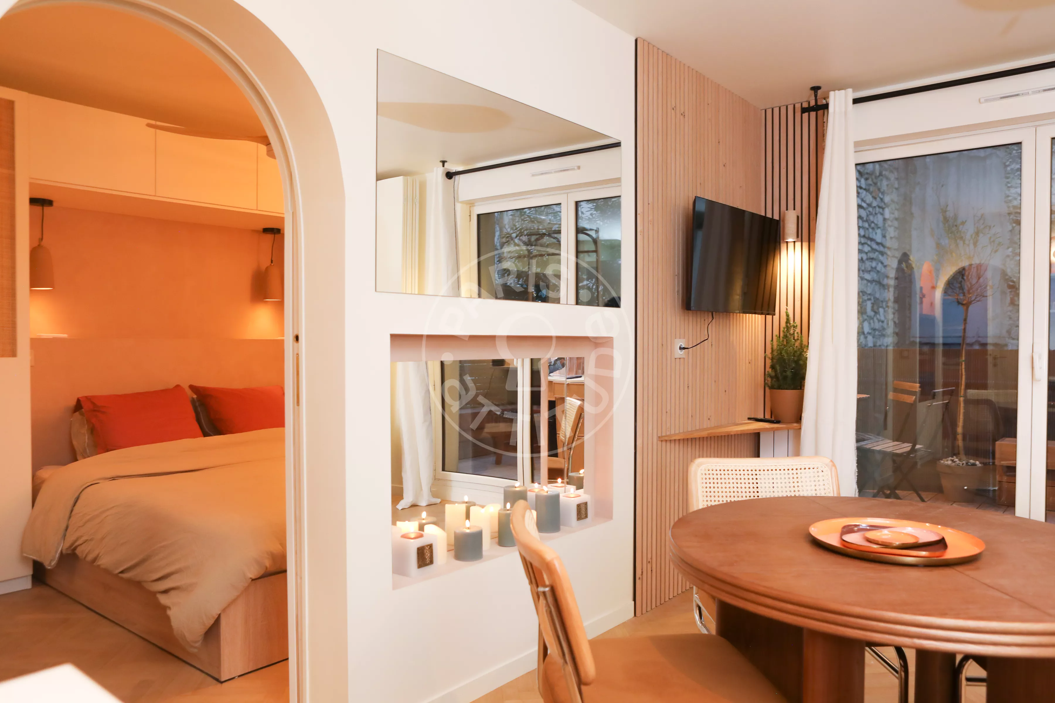 Flat Rue de Boulainvilliers in Paris
