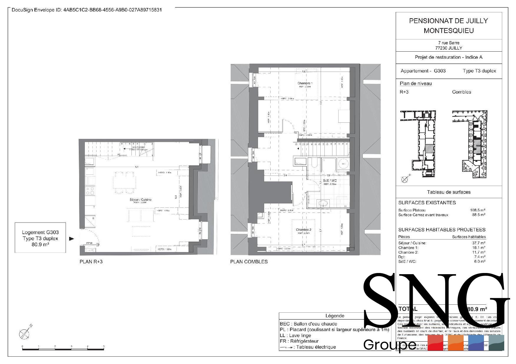 Appartement D 9 à Montgé-en-Goële
