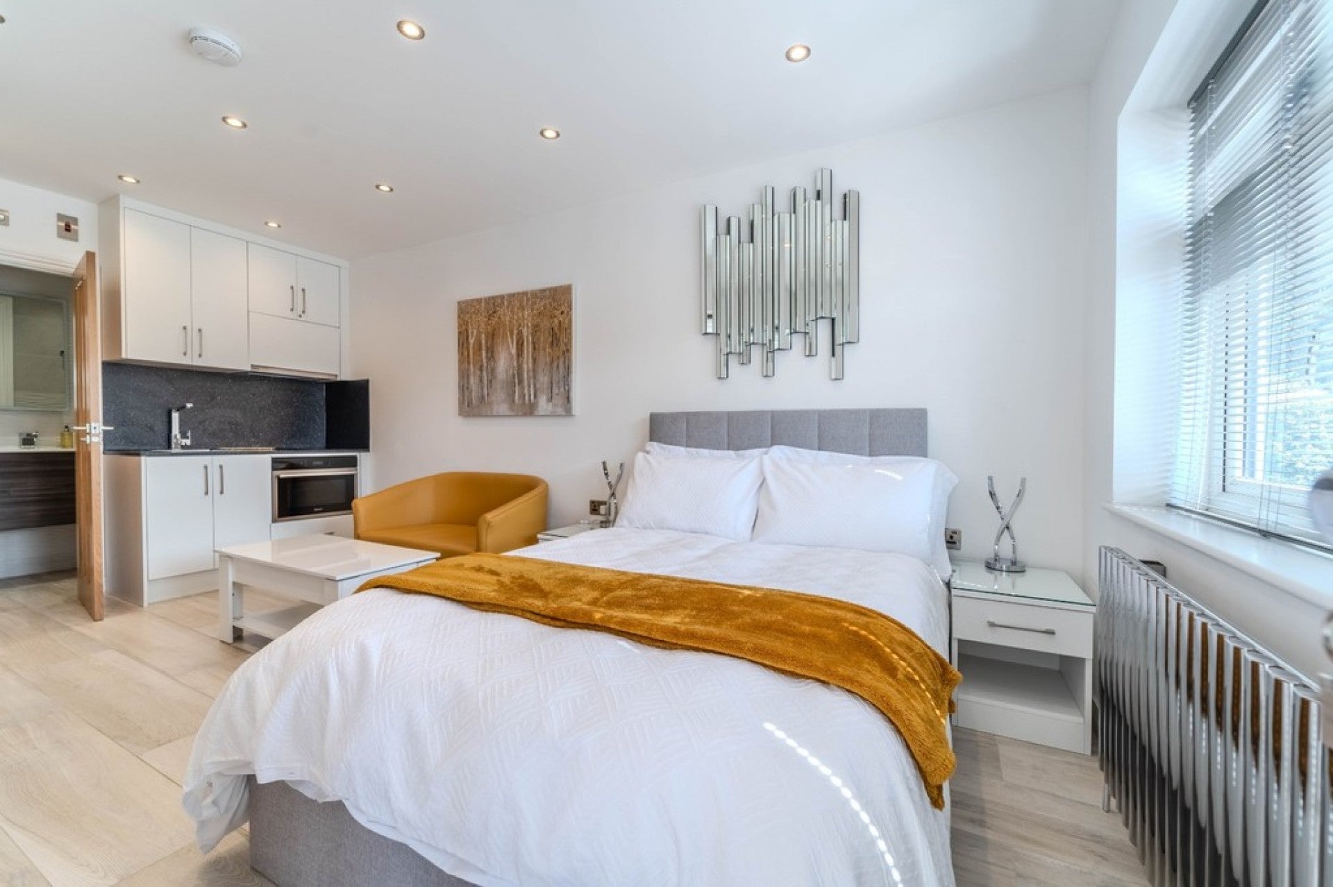 Flat Holland Gardens in Borough of Runnymede