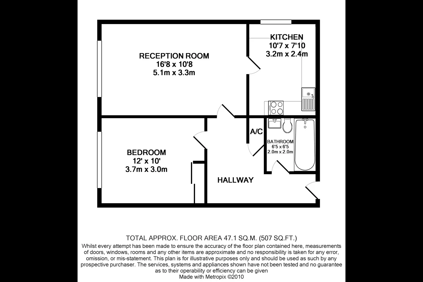 Flat Frobisher Court in Greater London