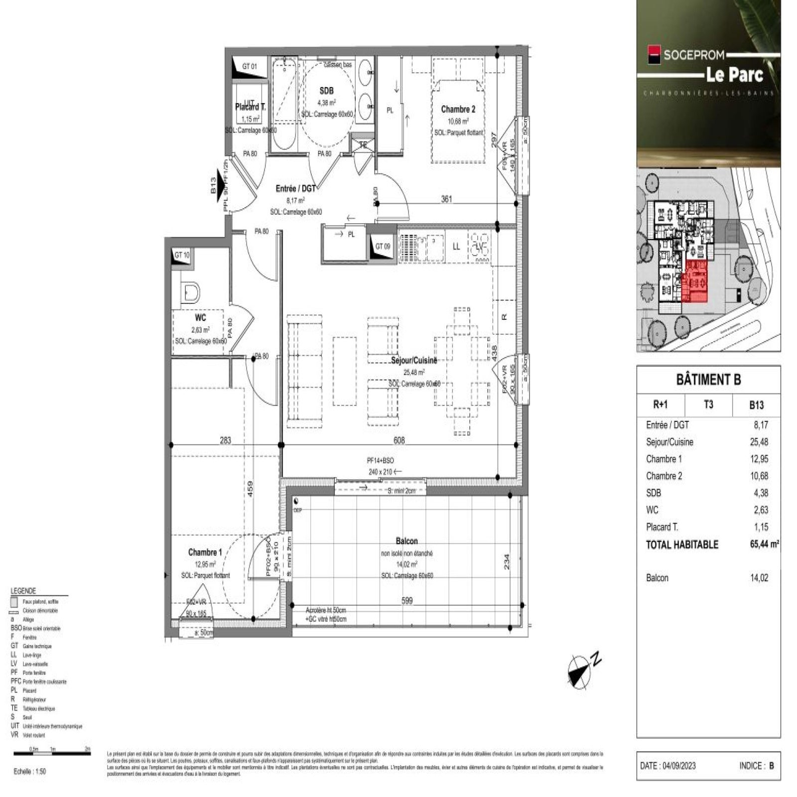 Appartement Chemin du Barthélemy à Charbonnières-les-Bains