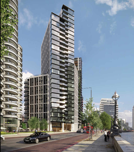 Flat Albert Embankment in Greater London