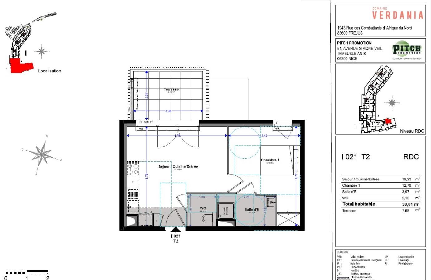 Appartement Lotissement Le Mas d'Argens à Fréjus