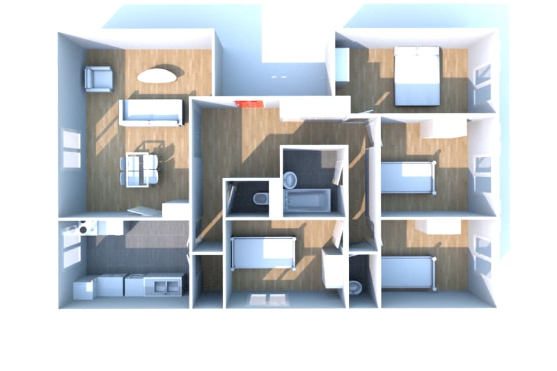 Flat Rue Pasteur in Yainville