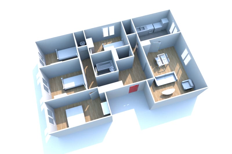 Flat Rue Pasteur in Yainville