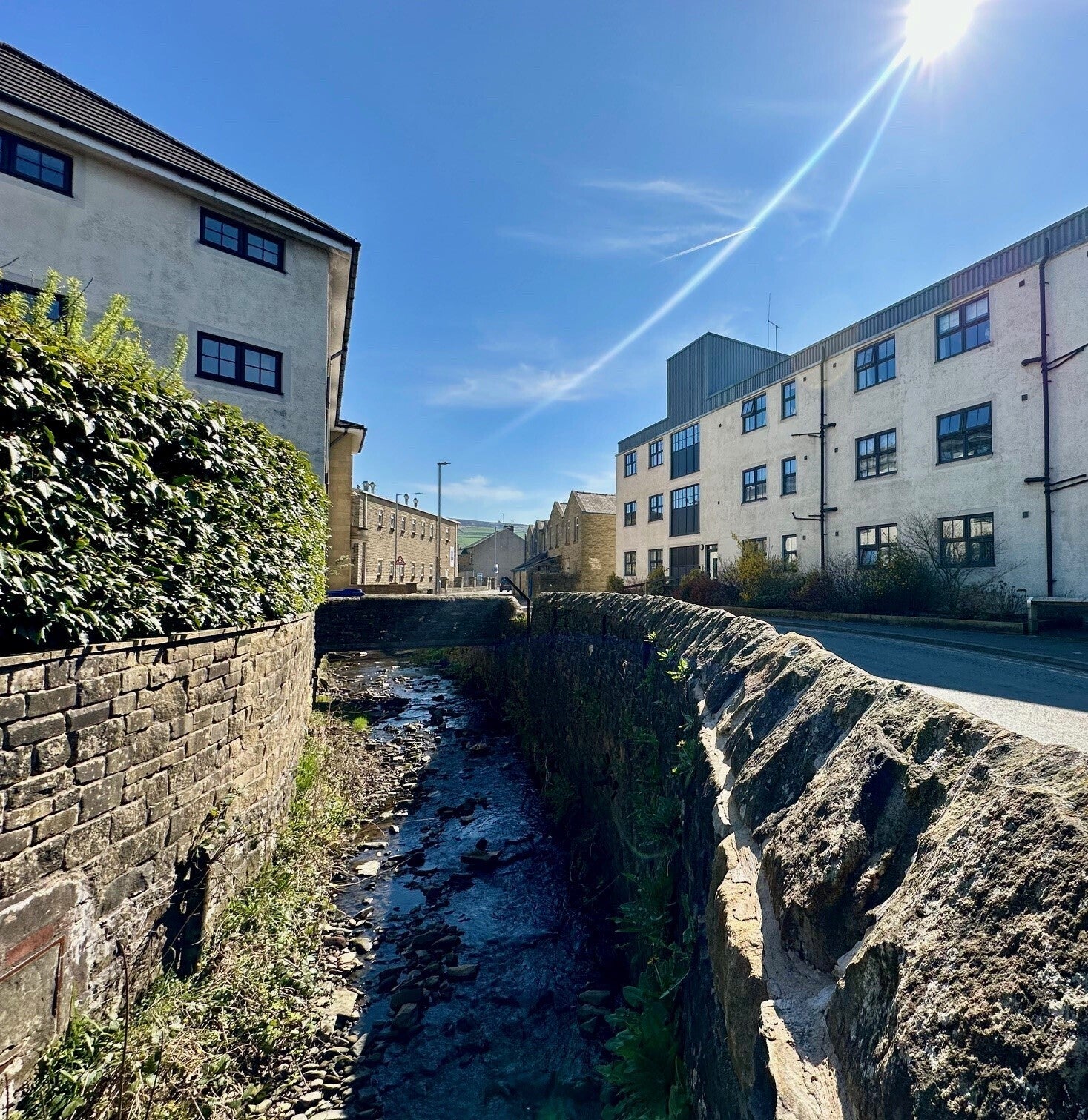 Flat School Lane in Borough of Pendle