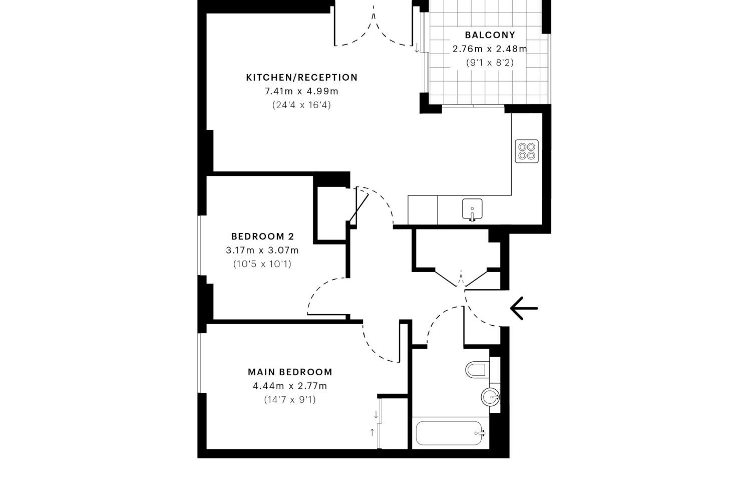 Flat Atlantis Avenue in Greater London