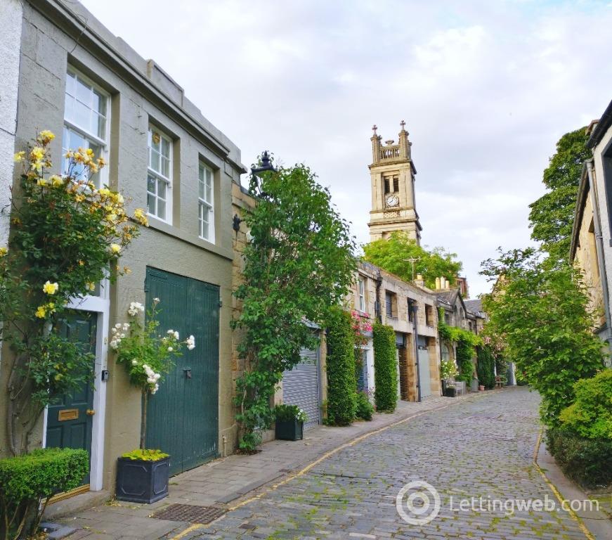 House Circus Lane in City of Edinburgh