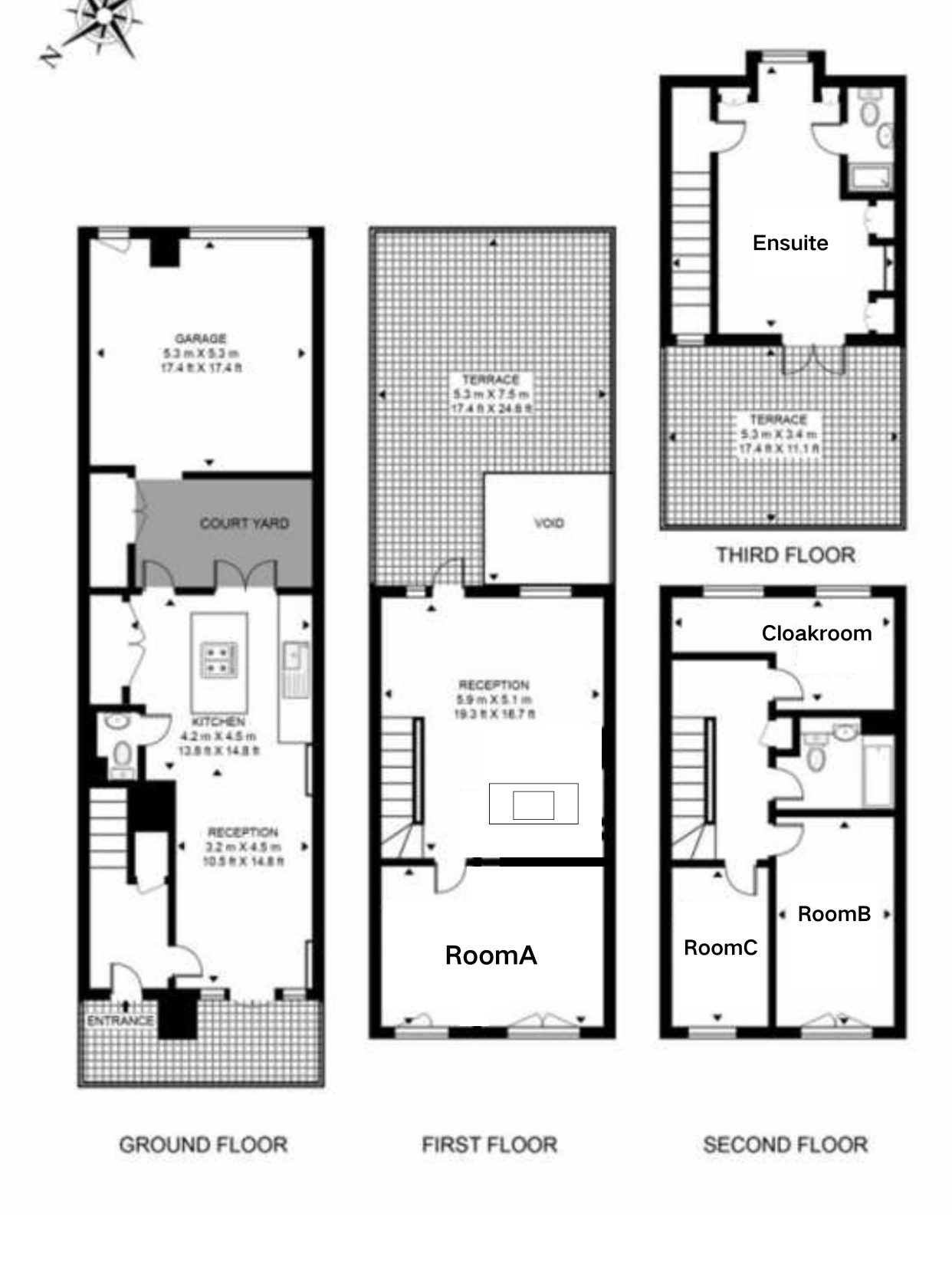 Flat Villiers Gardens in Greater London