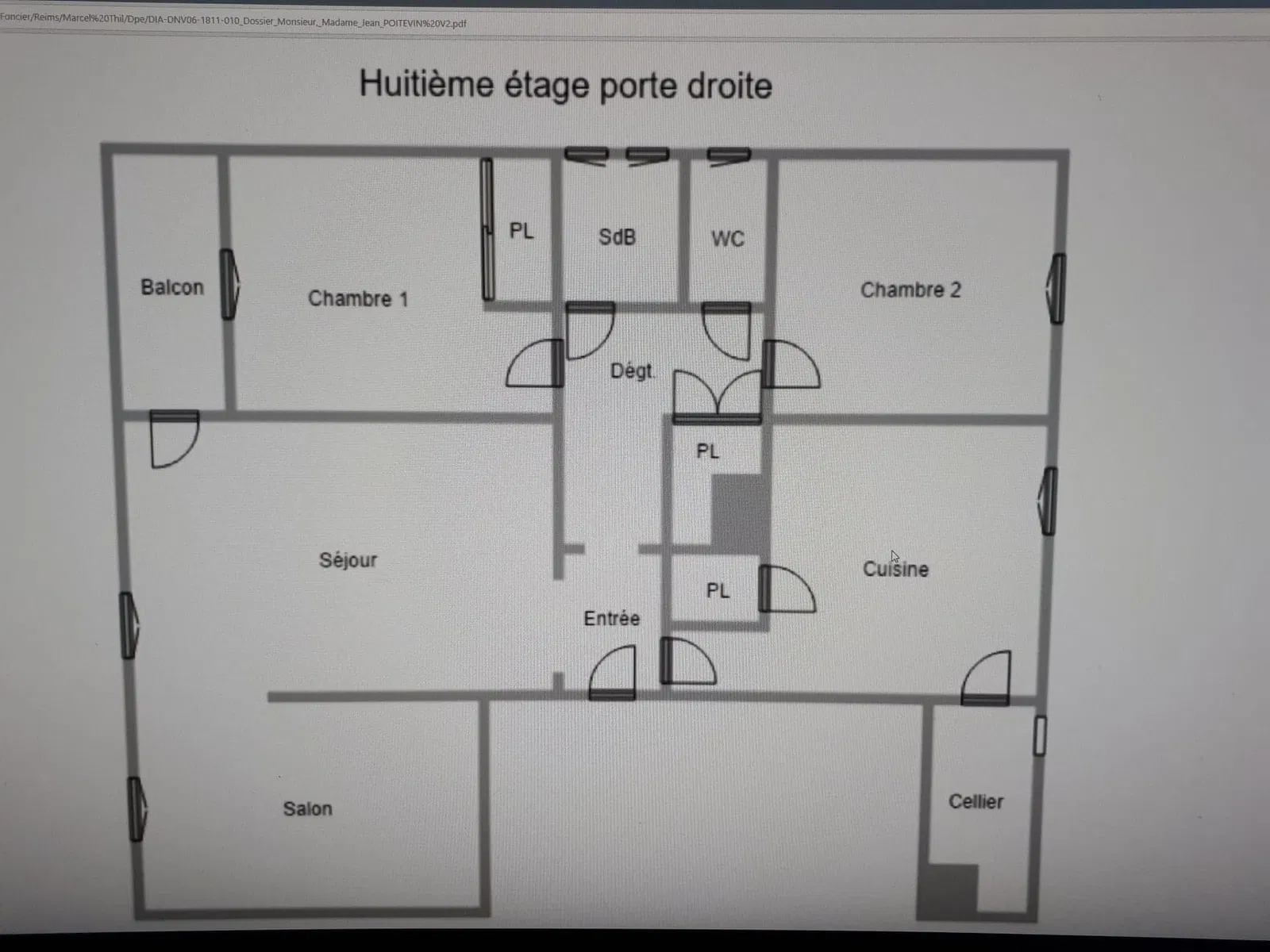 Chambre Rue Marcel Thil à Reims