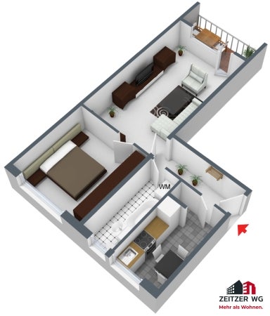 Wohnung Gustav-Mahler-Straße in Zeitz