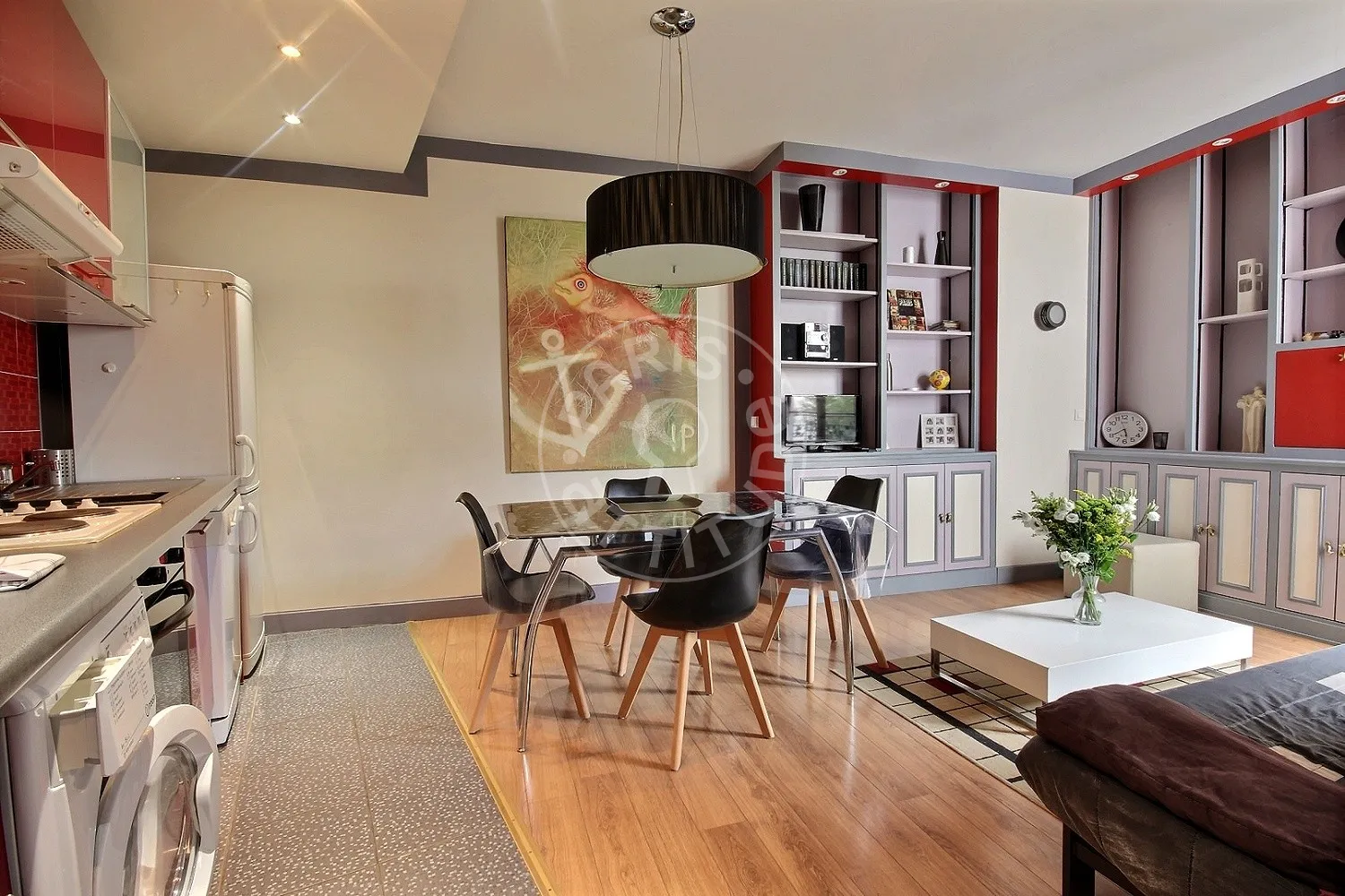Flat Rue de l'Amiral Roussin in Paris
