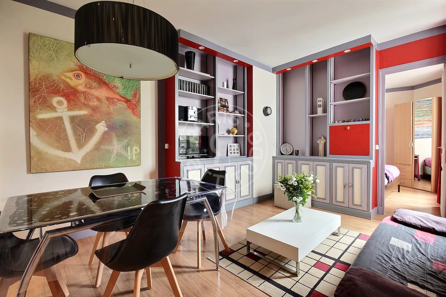 Appartement Rue de l'Amiral Roussin à Paris
