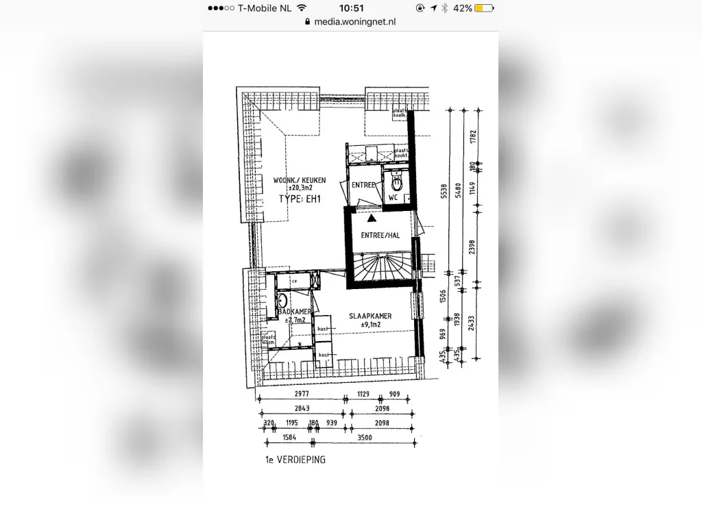 Appartement Zandstraat in Weesp