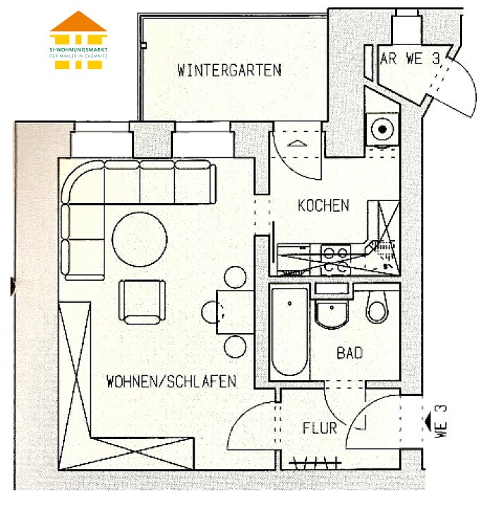 Wohnung Philippstraße in Chemnitz