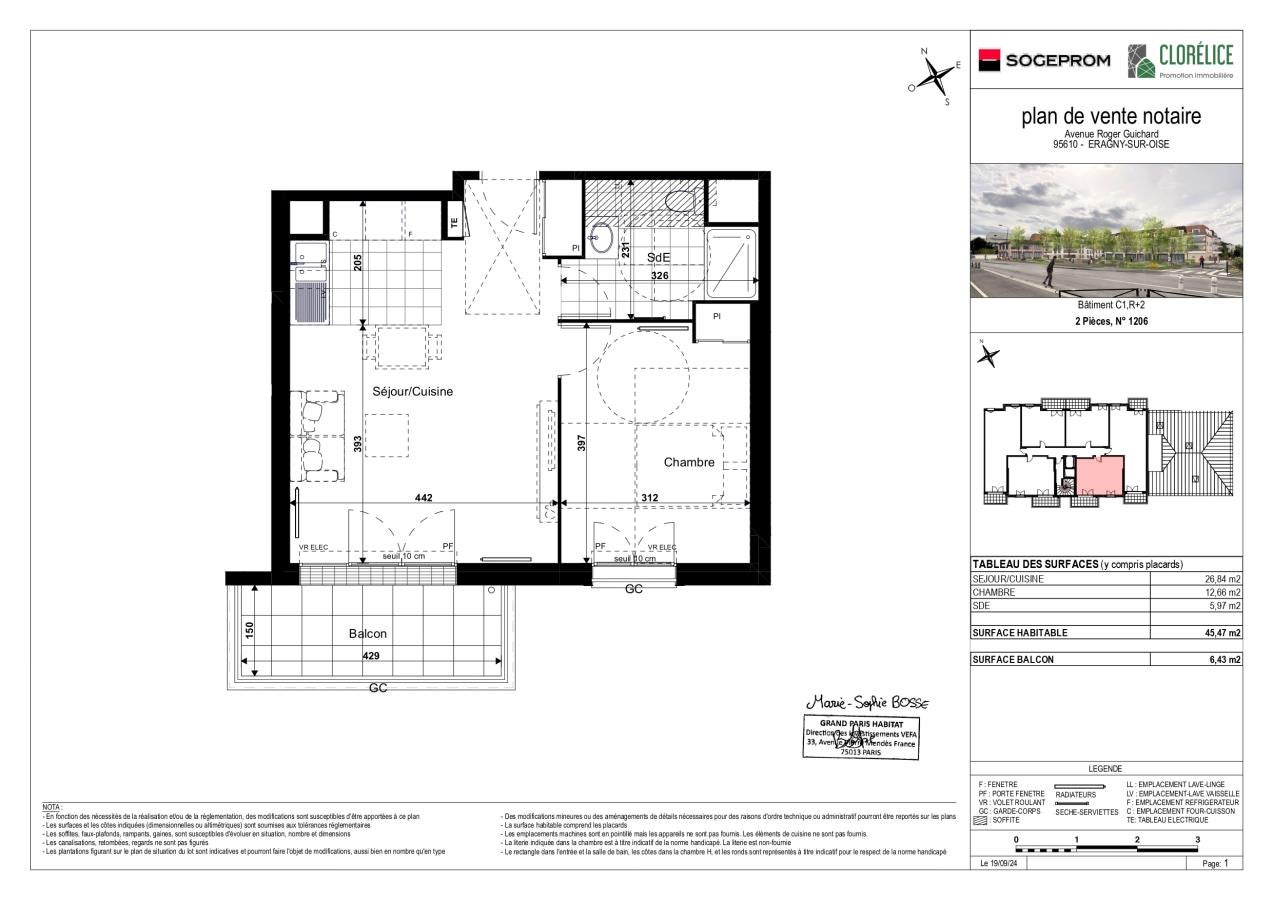 Appartement D 984 à Éragny-sur-Oise