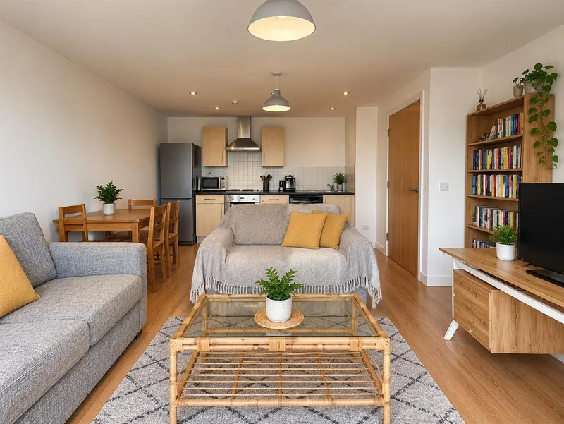 Flat Netherfield Road South in Liverpool