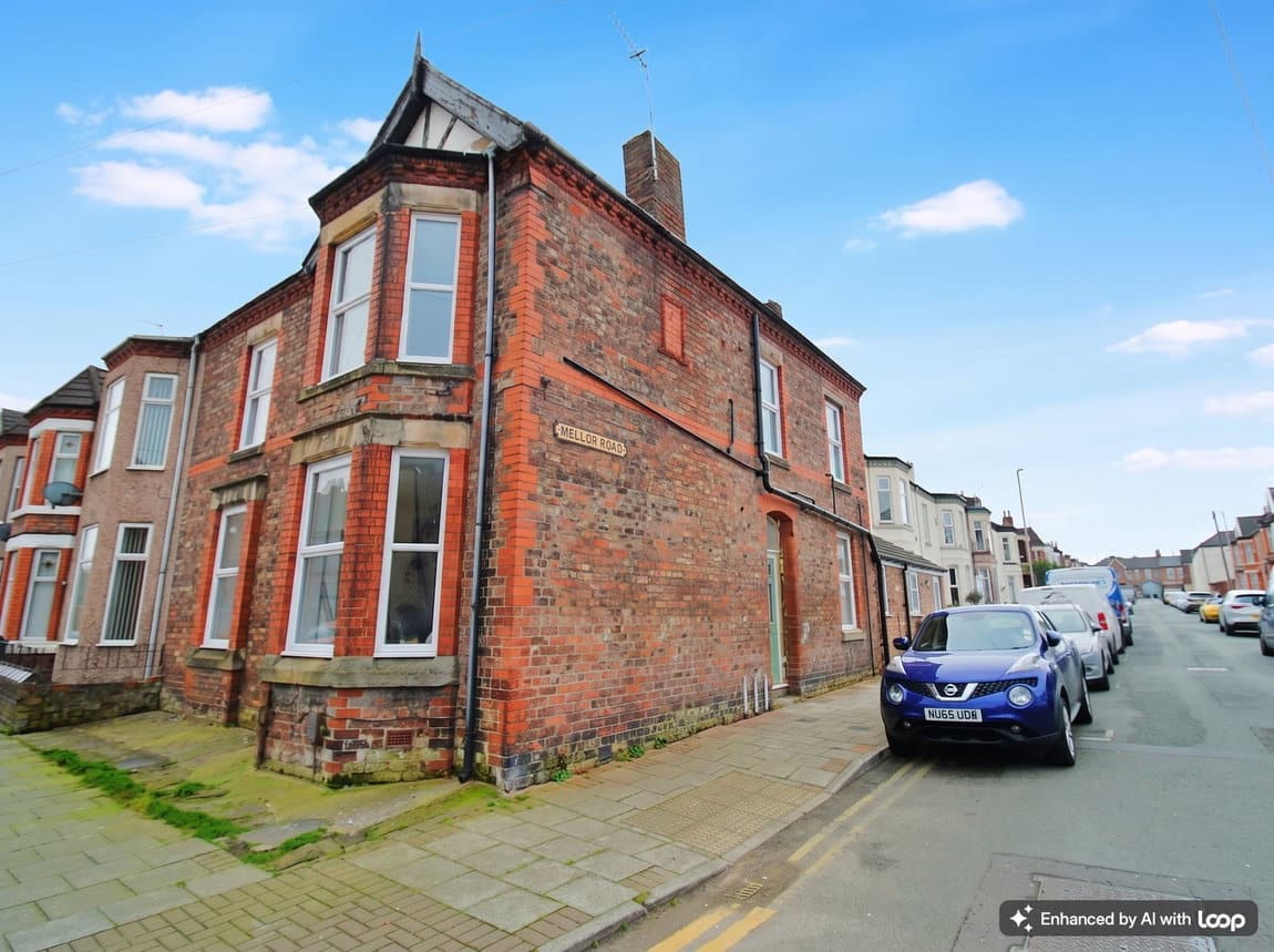 Flat Mellor Road in Oxton Village