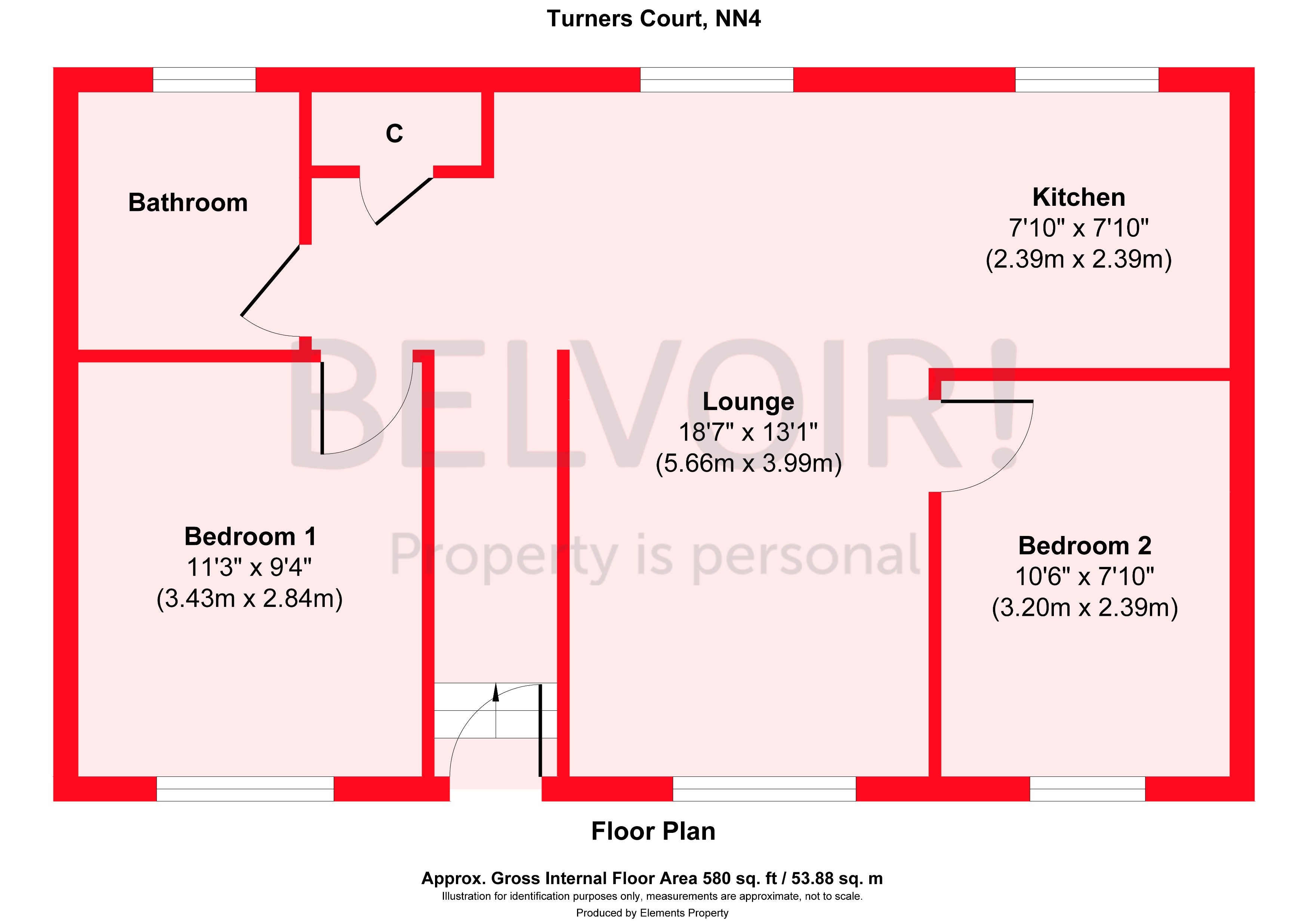 House Turners Court in Wootton