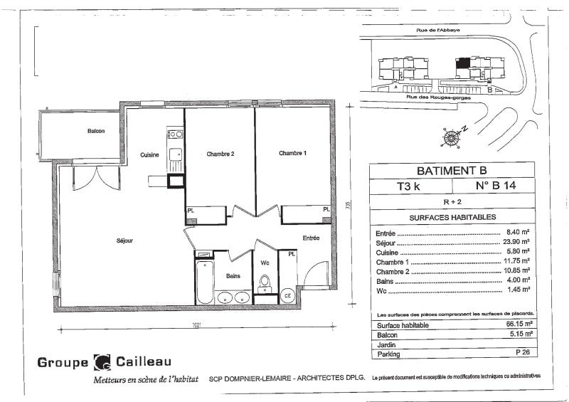 Appartement Rue de Béguine à Joué-lès-Tours