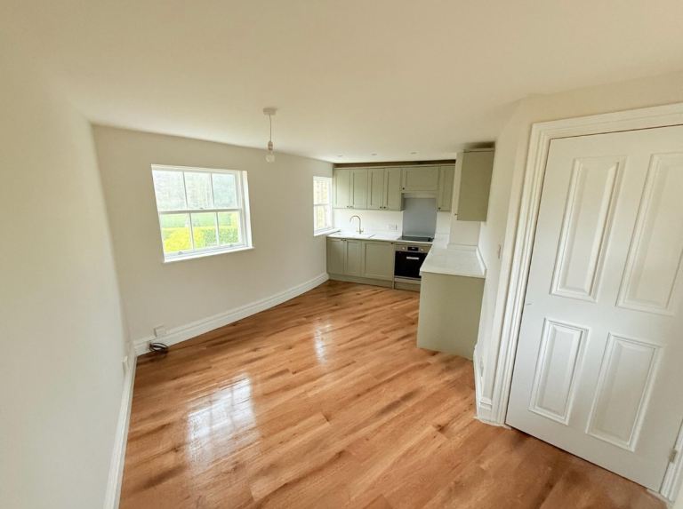 Flat Bungay Road in East Suffolk