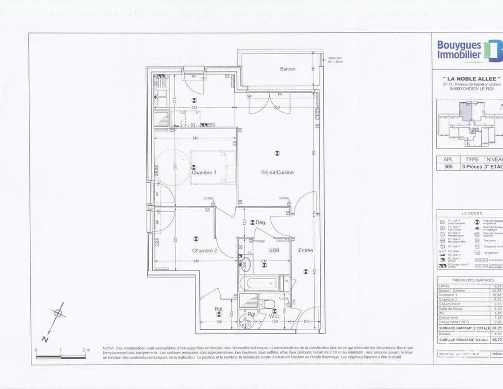 Appartement Rue Waldeck Rousseau à Choisy-le-Roi