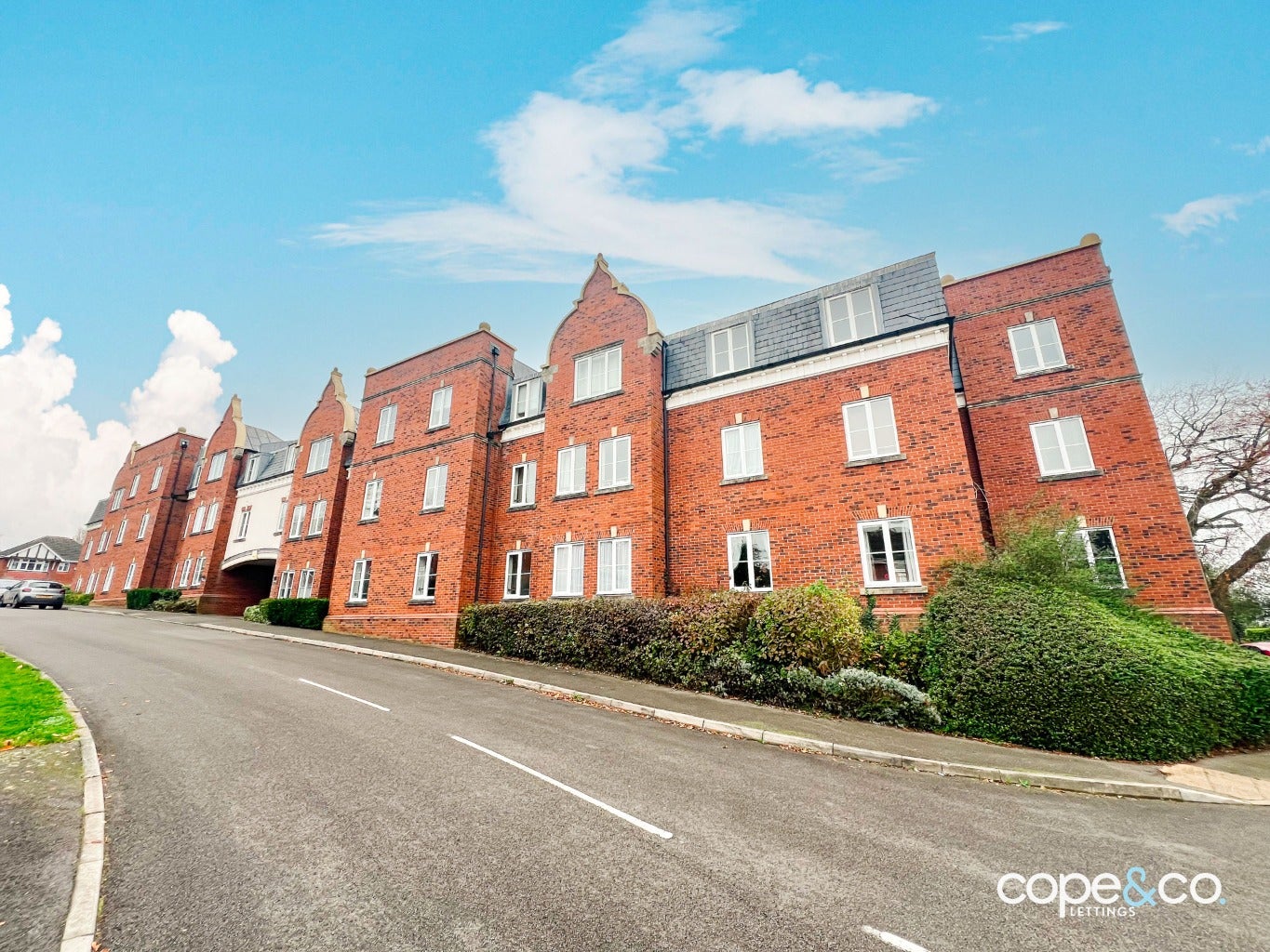 Flat Merlin Way in South Derbyshire