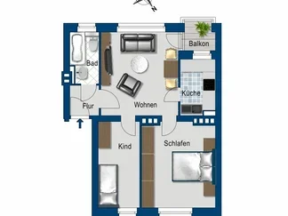 Wohnung Herweghstraße in Magdeburg
