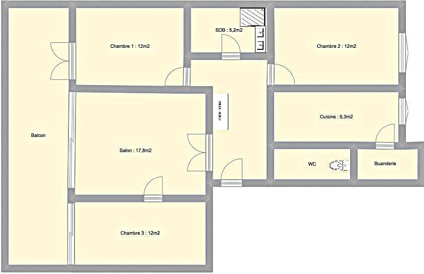 Appartement Place de la 12éme Compagnie FFI d'Ille et Vilaine à Plélan-le-Grand