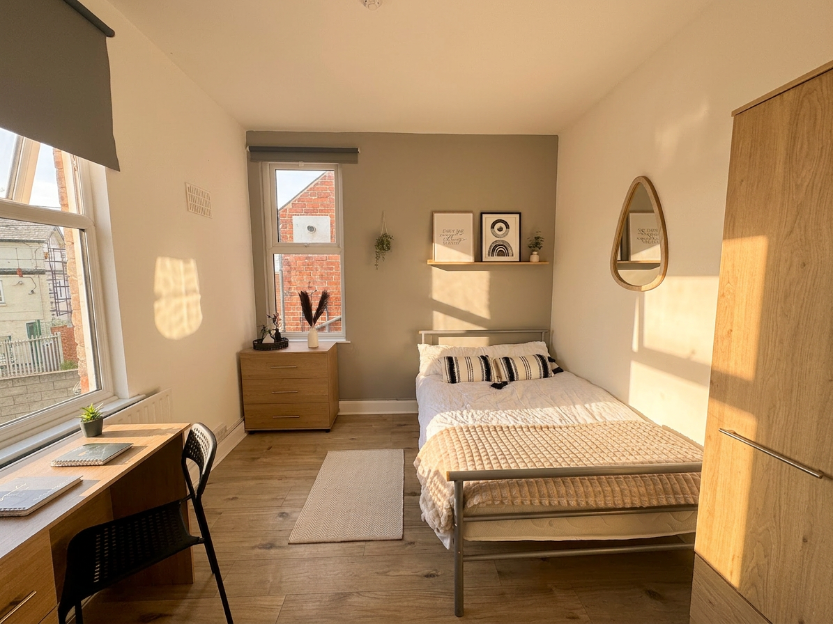 Flat Peveril Street in Nottingham