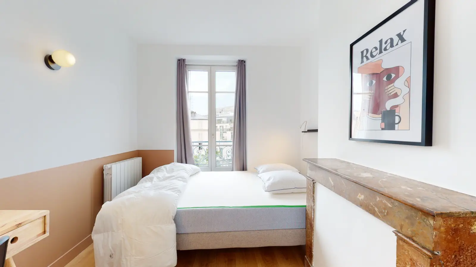 Chambre Avenue de Suffren à Paris