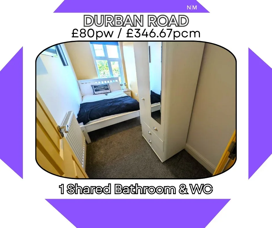 Room Durban Road in Grimsby