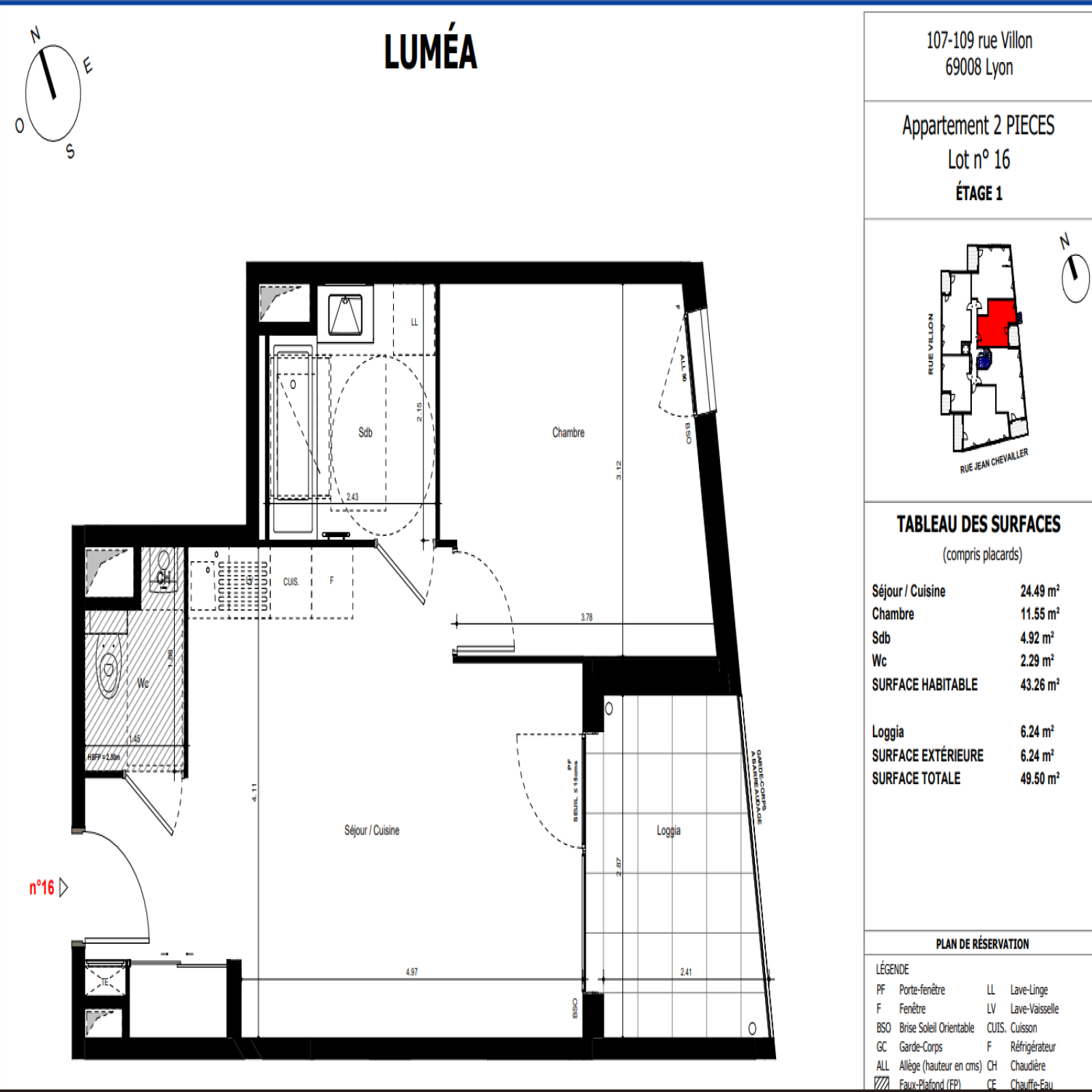 Appartement Rue Villon à Lyon