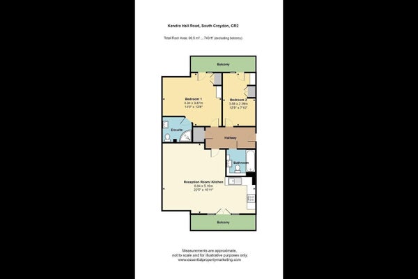 Flat Kendra Hall Road in London