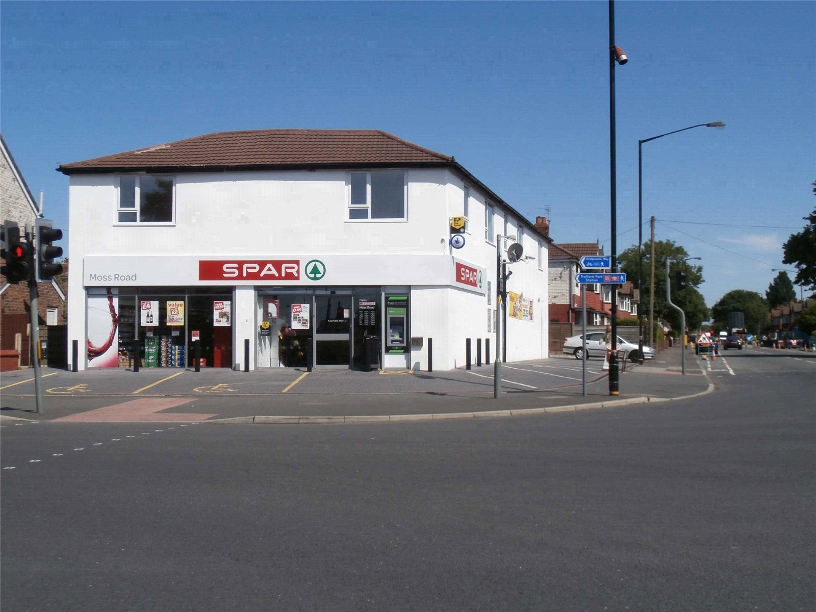 Flat Moss Road in Trafford