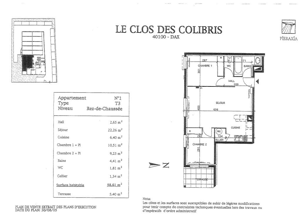 Flat Rue Bertranotte in Dax