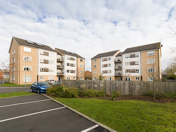 Flat Peacock Court in Bishop Auckland