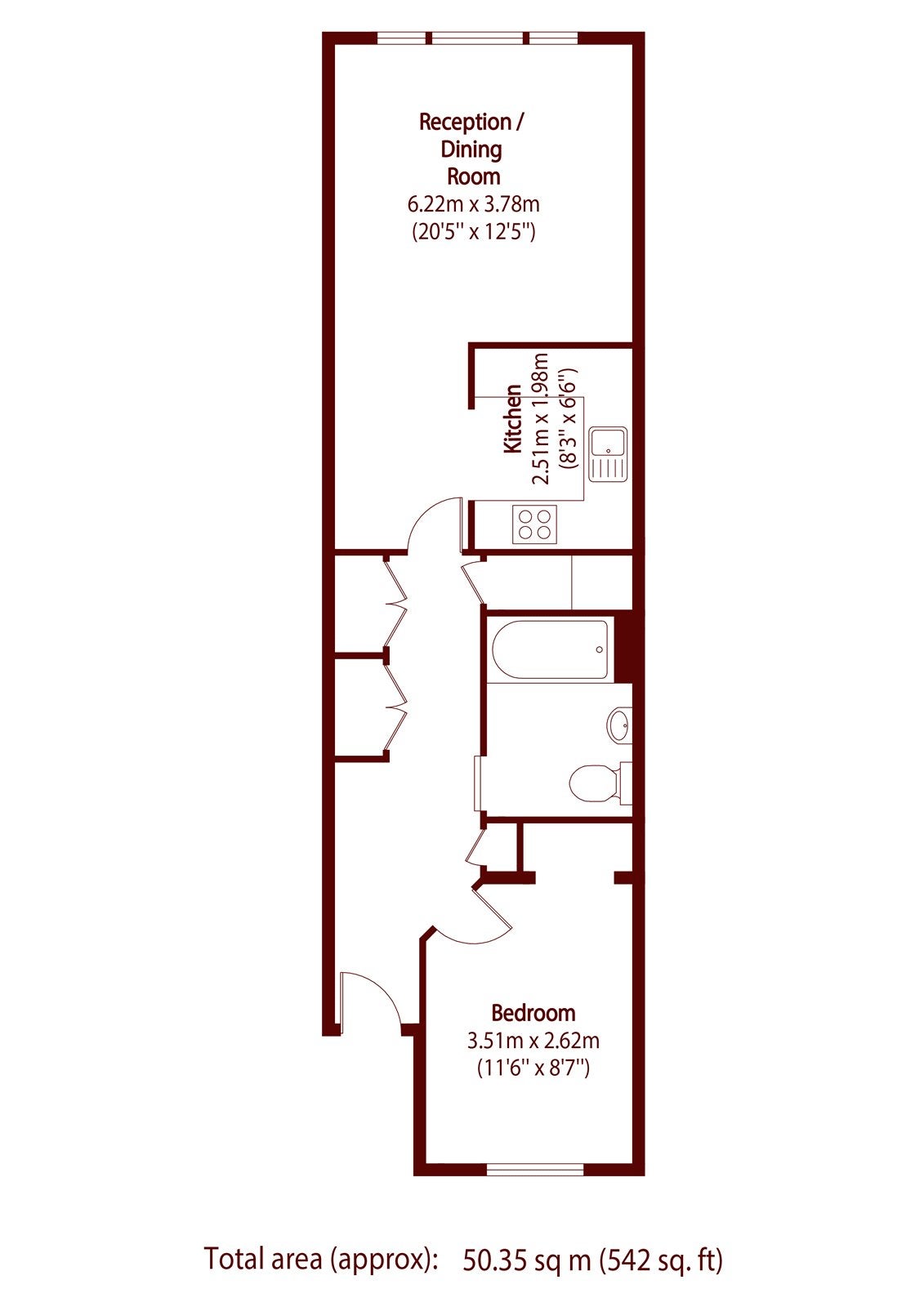 Flat Wakeham Street in Greater London