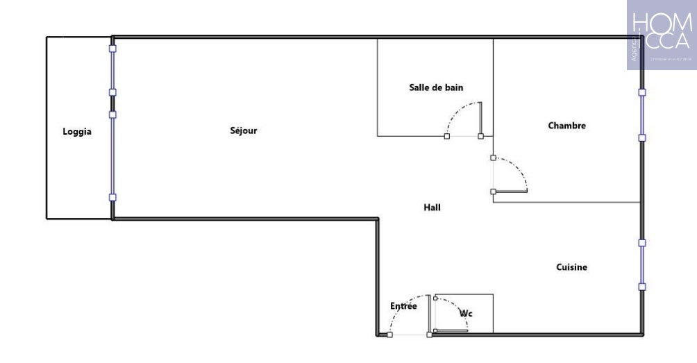 Appartement Quai Joseph Gillet à Lyon