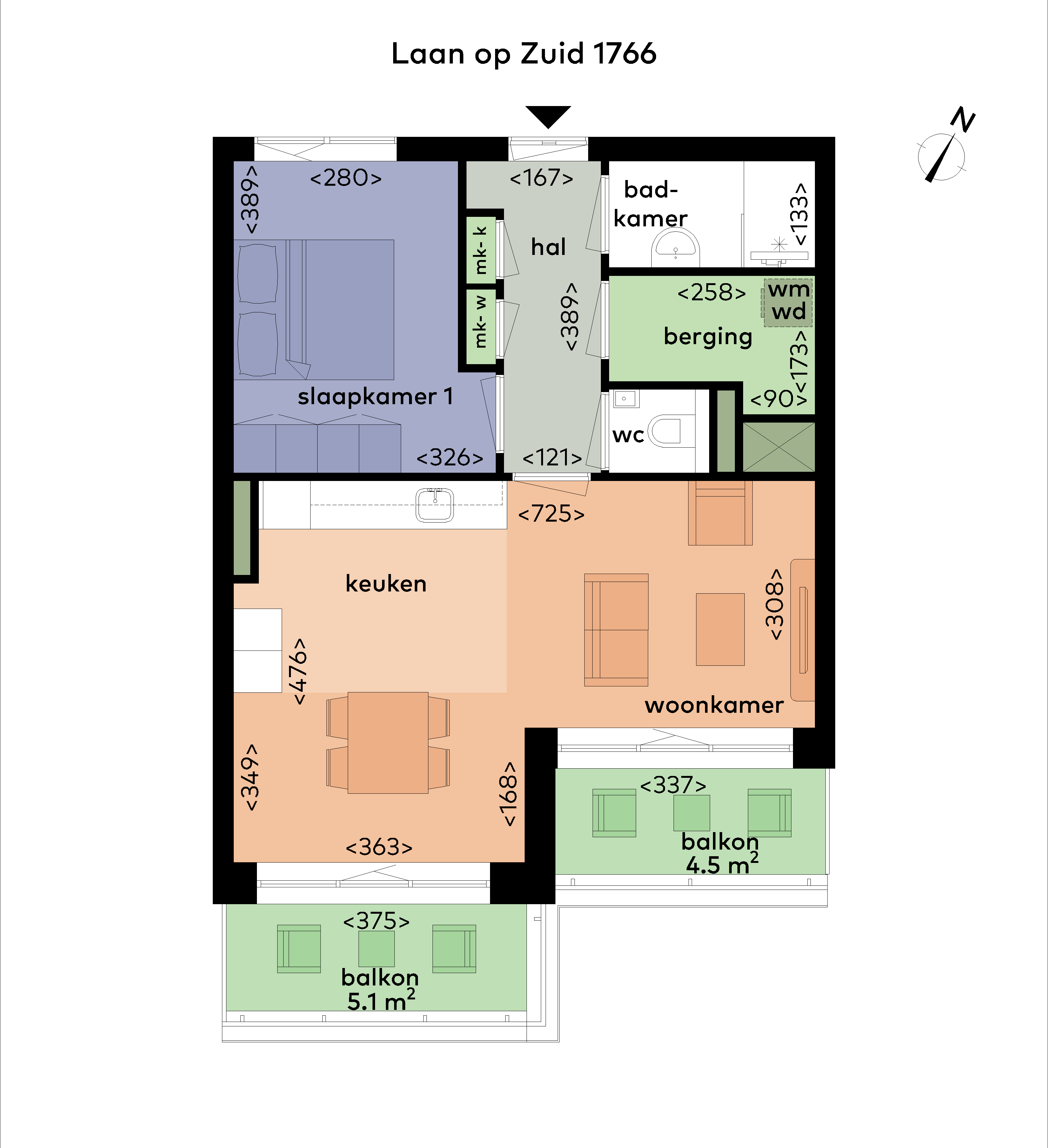 Appartement Laan op Zuid 1766 in Rotterdam