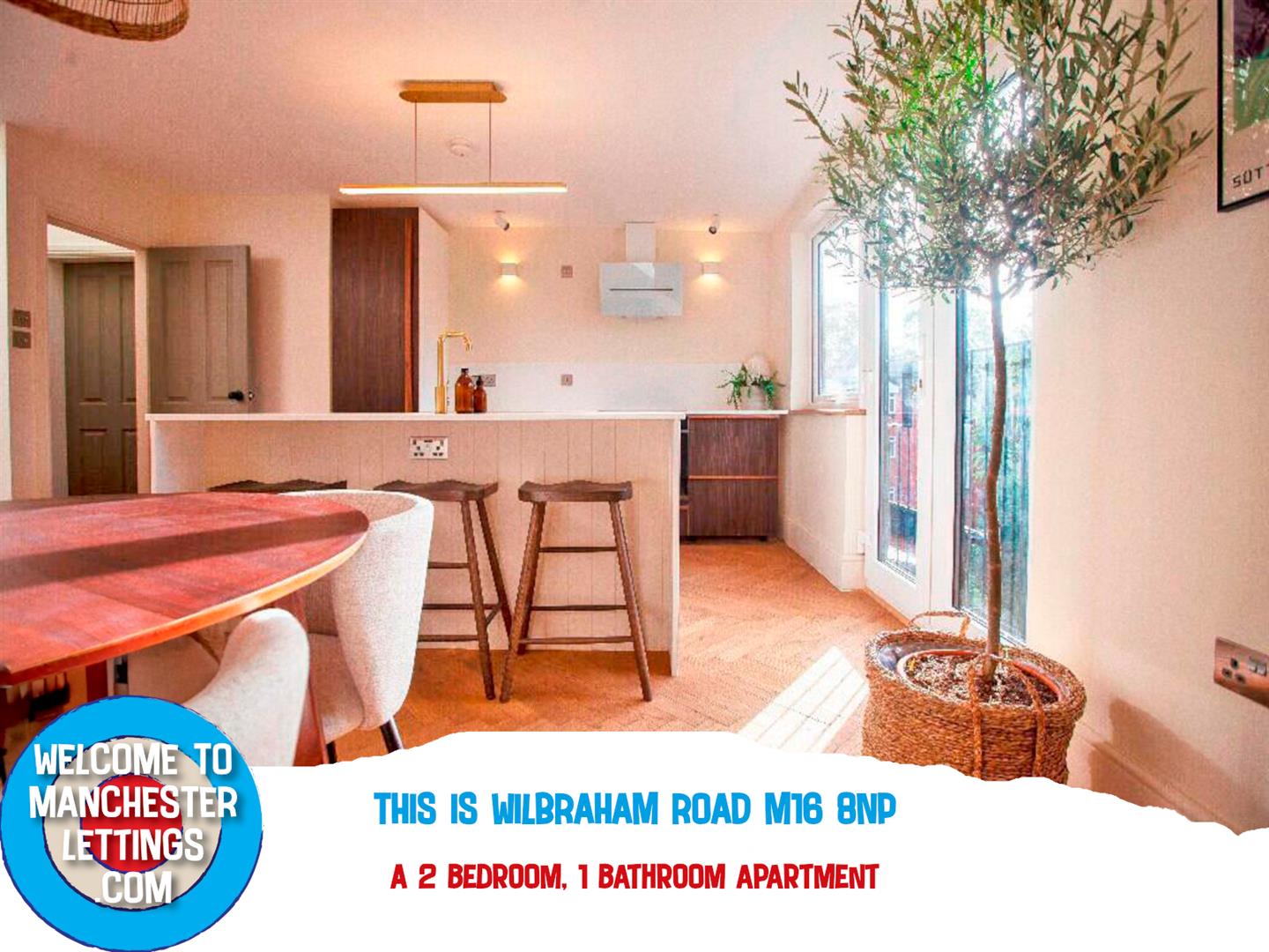 Flat Wilbraham Road in Manchester