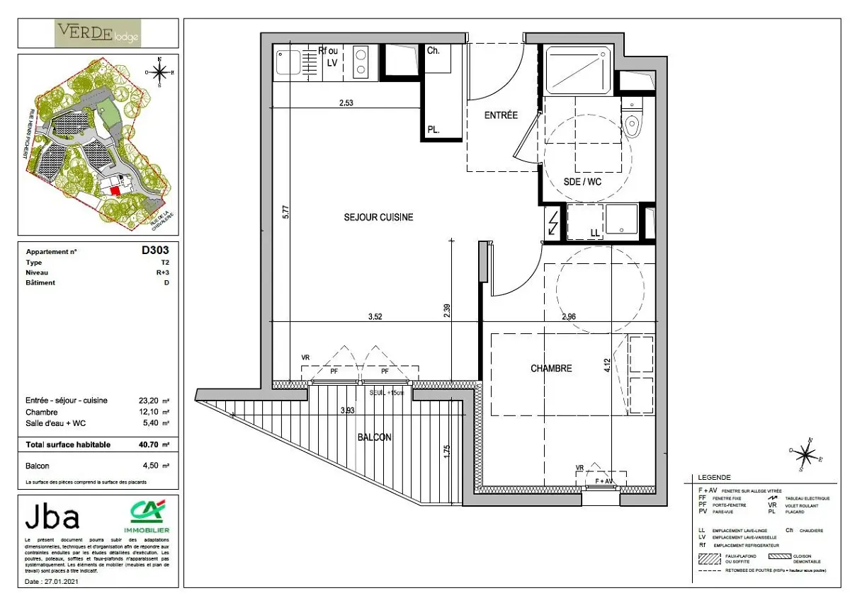 Appartement Allée Micheline Ostermeyer à Nantes