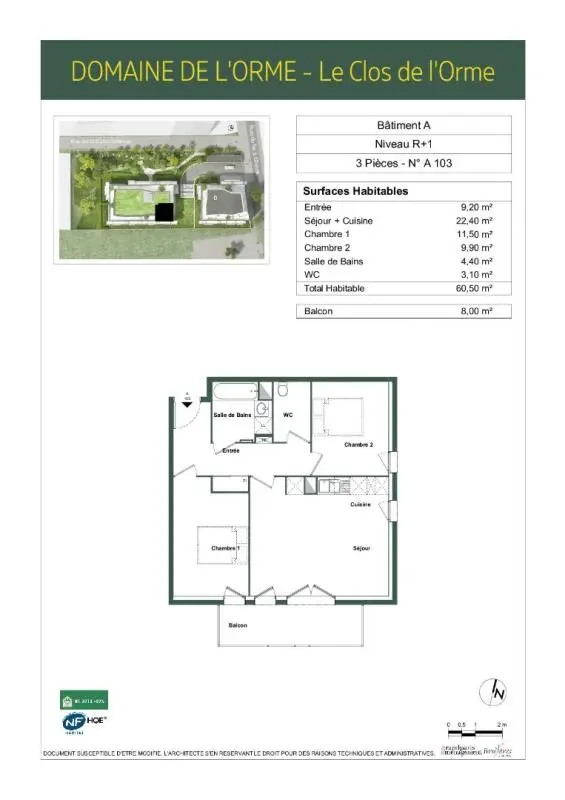 Appartement Rue de la Butte Bellevue à Bruyères-le-Châtel