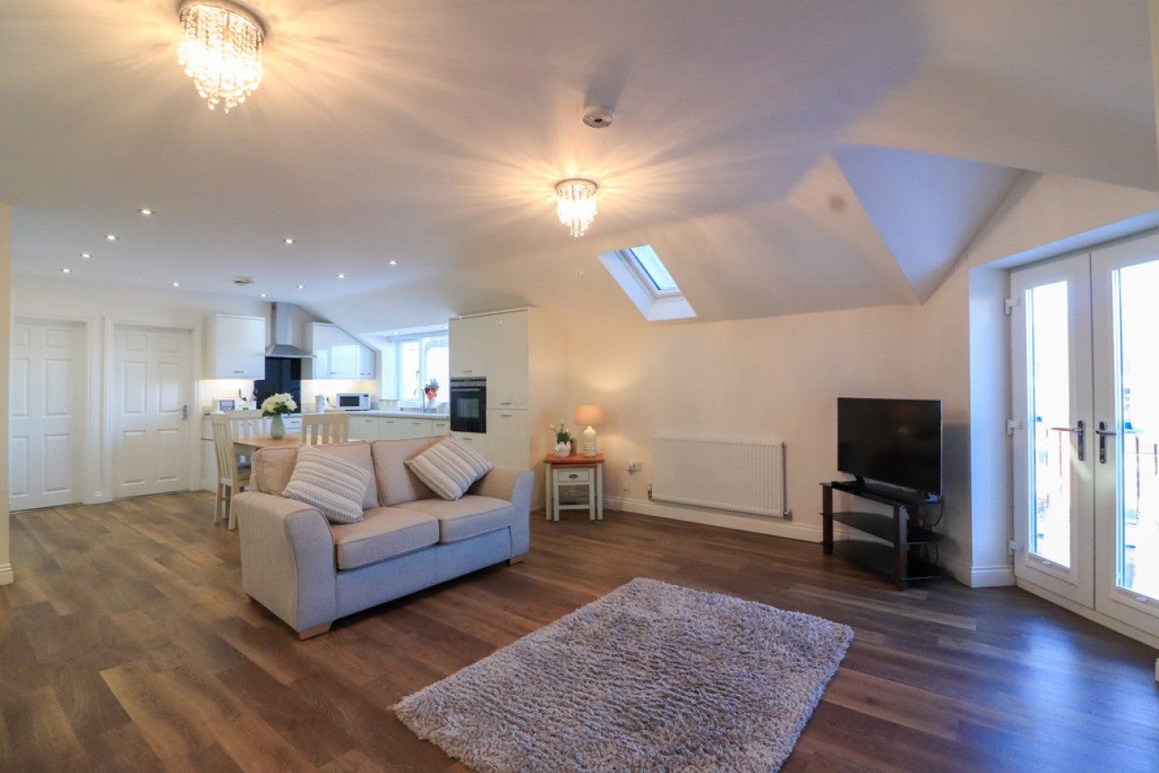 Flat Fairfields Hill in North Warwickshire