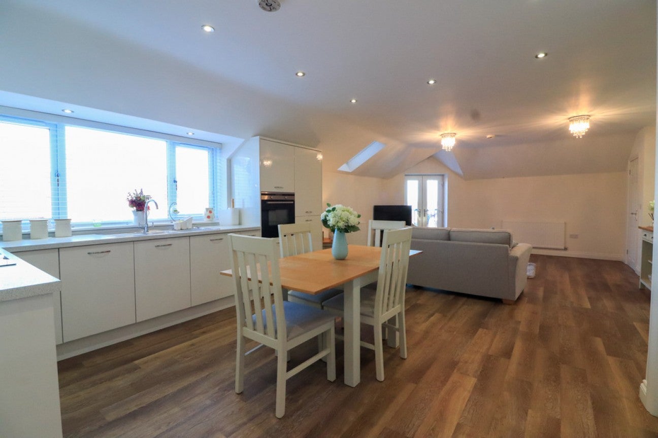 Flat Fairfields Hill in North Warwickshire